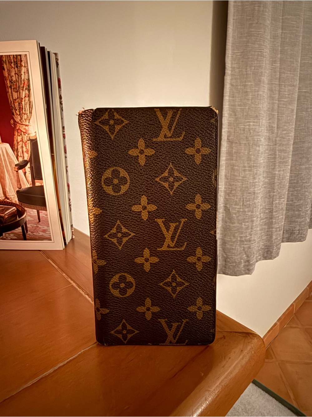 Authentic Louis Vuitton Monogram Canvas Long Wallet